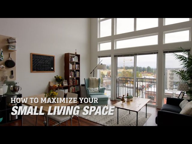 How to Maximize Your Small Living Space Part 1: Kitchen & Living Room