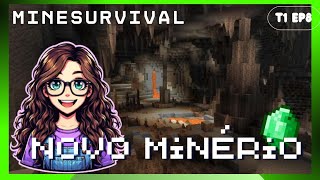 Minecraft - Novo Minério  - Minesurvival ⛏️ Ep8 T1 - Fofolete games e cia
