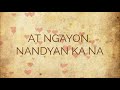 IKAW AT AKO - [LYRICS] Moira Dela Torre Wedding Song 4K HD