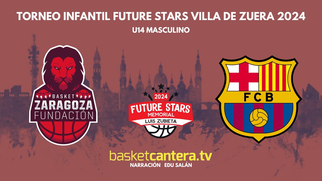 U14M.  CASADEMONT ZARAGOZA vs FC BARCELONA.- Torneo Infantil de Zuera 2024 #BasketCantera.TV