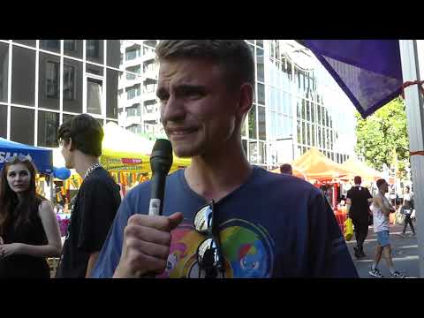 CSD Nürnberg 2022 - Interviews am Infostand der Piratenpartei