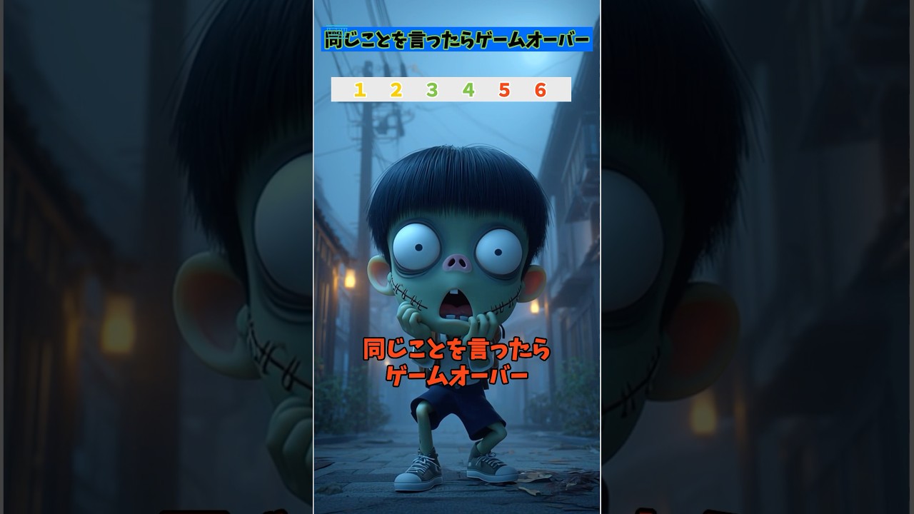 【ゾンビと同じことを言わないで】　ゾンビと同じことを言ったらゲームオーバー 　#暇つぶし　#クイズ　 #ゲーム  #ショート #連想ゲーム #暇つぶし #ゲーム#日本#ホラー #ホラーゲーム