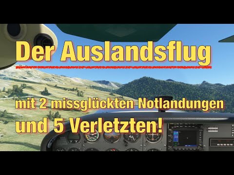 Der Auslandsflug mit zwei missglückten Notlandungen und fünf Verletzten