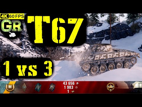 World of Tanks T67 Replay - 5 Kills 2.2K DMG(Patch 1.4.1)