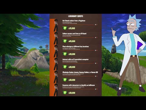 All Week 8 Legendary Quest Challenges Guide in Fortnite Chapter 2 Season 7