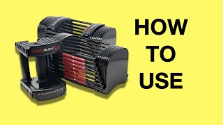 How to Use PowerBlock Adjustable Dumbbells