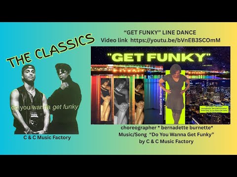 "GET FUNKY" LINE DANCE (CLASSIC💥), performed by Chocolate Platinum, Mz. Smooth & student
