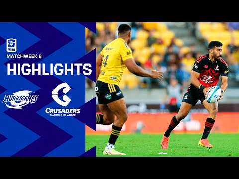 DHL Super Rugby Pacific R8 Highlights: Hurricanes v Crusaders (2022)