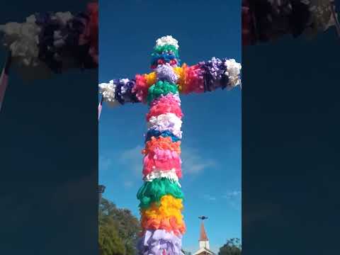 Cruzeiro das Almas Enfeitado __ Cemitério da cidade de Santo Antônio do Grama MG.