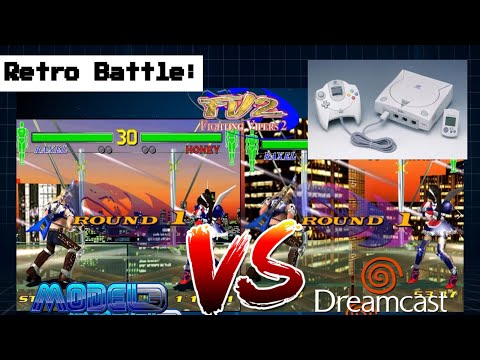 Fighting Vipers 2 Sega model 3 VS Sega Dreamcast