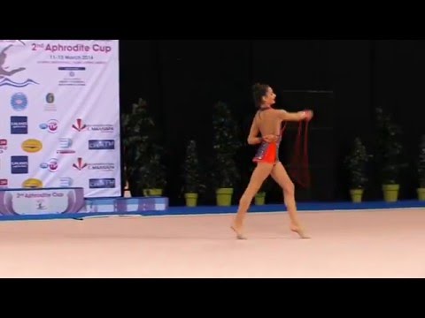 Aphrodite Cup 2016   Danae Collard   Qualification Corde  - AThènes  Ven11 Mars 2016