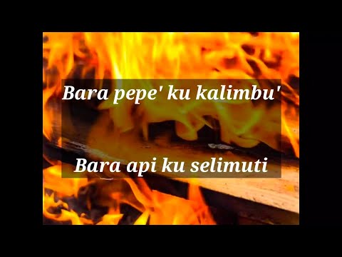 Terjemahan lagu Makassar " Bara pepe' ku kalimbu' " cover by Ashari