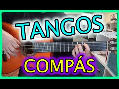 APRENDE el COMPÁS de TANGOS ✅  | TABLATURA fácil | GUITARRA FLAMENCA | TUTORIAL