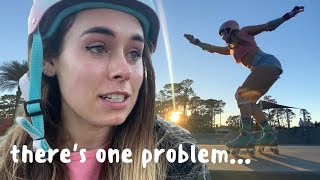 Learning how to roller skate, but there’s one problem… (Roller Skate Vlog)
