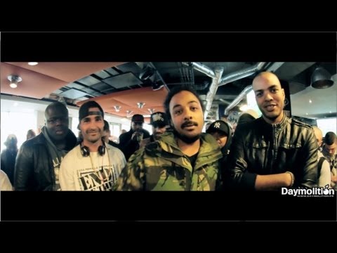 A2H, Radikal MC, RES, Aladoum, El Deterr et Warlock - BruncHipHop #2 Freestyle N°2 - Daymolition.fr