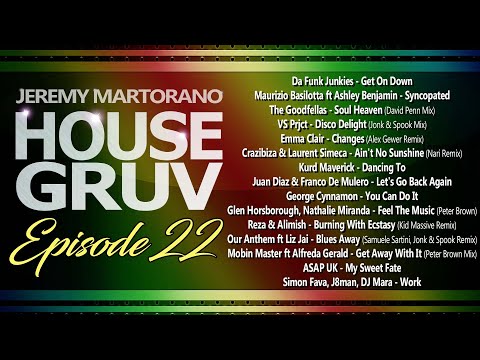 House Music DJ Mix - HOUSE GRUV 22 - Jeremy Martorano - #housemusic Jackin House - Funky House