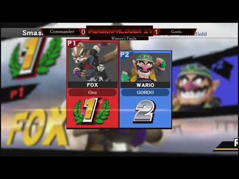 SmashaPalooza 17: Winners Finals - Commander (Donkey Kong, Fox) vs Gordo (Wario)