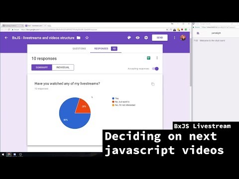BxJS Livestream - Deciding on next javascript videos