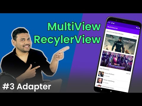 RecyclerView with Multiple View Types - #3 RecyclerViewAdapter