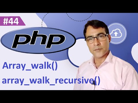 PHP array_walk() and array_walk_recursive() function | PHP tutorial for beginners lesson - 44
