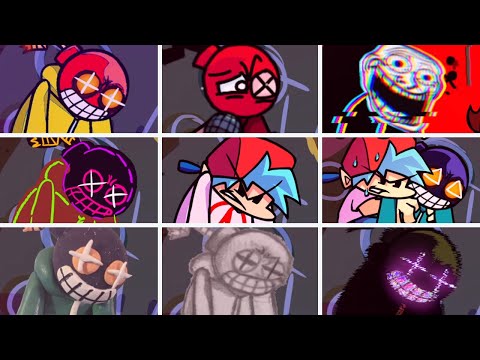 Friday Night Funkin' - Ballistic but everytime it's Whitty turn a Different Skin mod is used