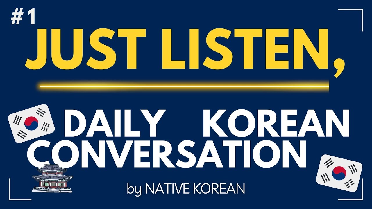 ep.1 30 Korean Phrases for Daily Conversations | Native Recorded | Improve Korean Listening Skills