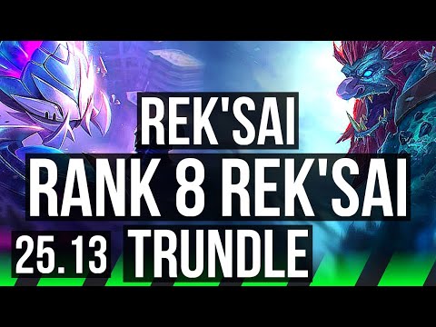 REK'SAI vs TRUNDLE (JGL) | Rank 8 Rek'Sai, 6/4/15 | NA Grandmaster | 25.13