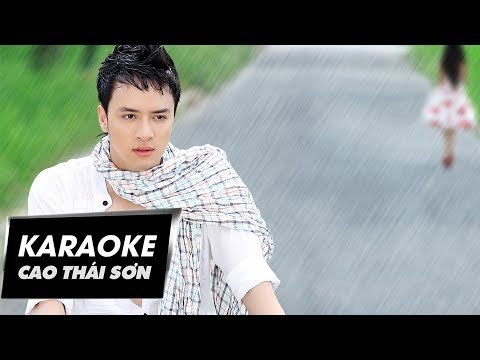 KARAOKE | CON ĐƯƠNG MƯA - CAO THÁI SƠN | BEAT GỐC