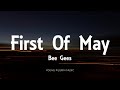 Bee Gees - First Of May (Lyrics)