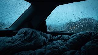 Adormeça em Menos de 3 Minutos com a Chuva Torrencial no Vidro e o do Carro