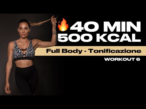 TONIFICAZIONE TOTAL BODY - 40' MIN | (Allenamento completo) Workout 6 Maria Sole Training