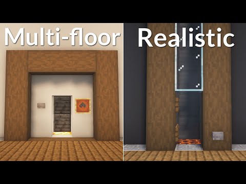 Minecraft: 3 Simple Elevator Designs for Survival