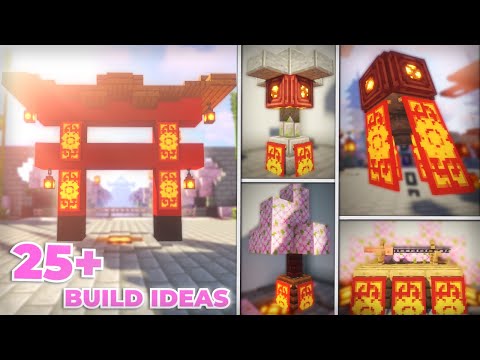 25 + Japanese Style Builds For Your Survival World - Minecraft 1.20 CherryBlossom Update - Minecraft