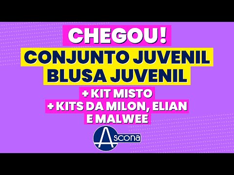 CONJUNTO JUVENIL E BLUSA JUVENIL CHEGARAM! NOVIDADES EM KITS MILON, ELIAN, MALWEE E KIT MISTO!