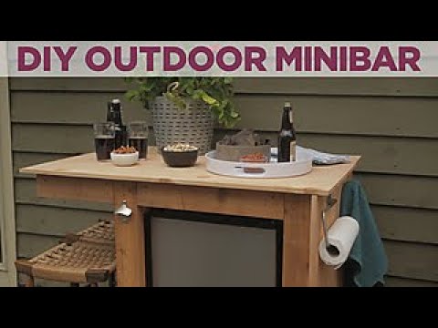 Dorm Fridge Cart