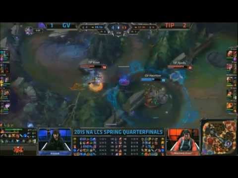 NA LCS TIP vs GV Game 4 Highlights Playoffs Quarterfinals 2015