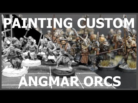 Painting an Army of Orcs - The Angmar Project