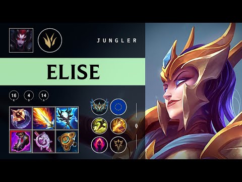 Elise Jungle vs Teemo - EUW Challenger Patch 25.24