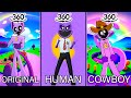 360º VR Boogie Boogie Bam Bam Dance Catnap Original vs Human vs Cowboy