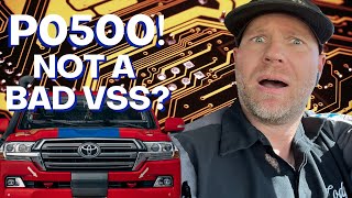 Toyota Tacoma P0500 Trouble Code | Watch this before replacing that VSS/Vehicle Speed Sensor! | 2022