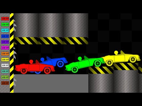 Stickman Cars: Survival Race in Algodoo