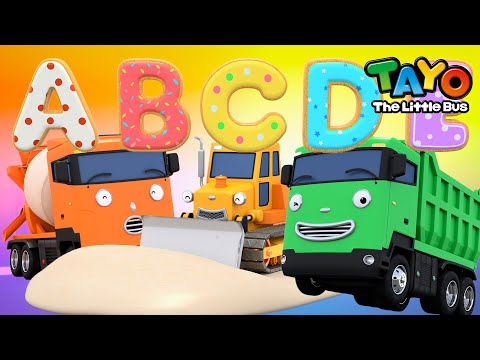 *NEW* ABC Cookie Song l Who Took The Cookie? l Tayo Heavy Vehicles Song l Tayo the Little Bus