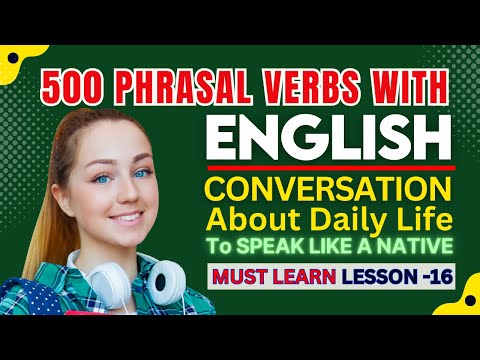 Phrasal Verbs With Daily English Conversation L 2  English Conversation Learn English Vocab 