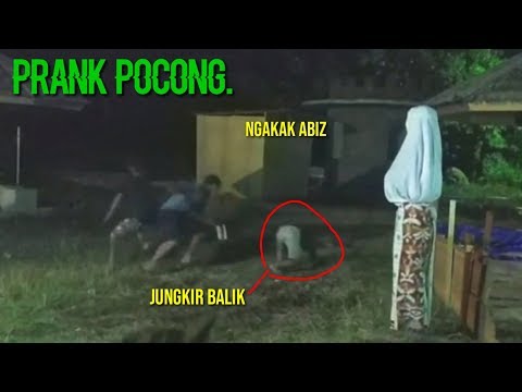 kumpulan prank pocong lucu bikin sakit perut..