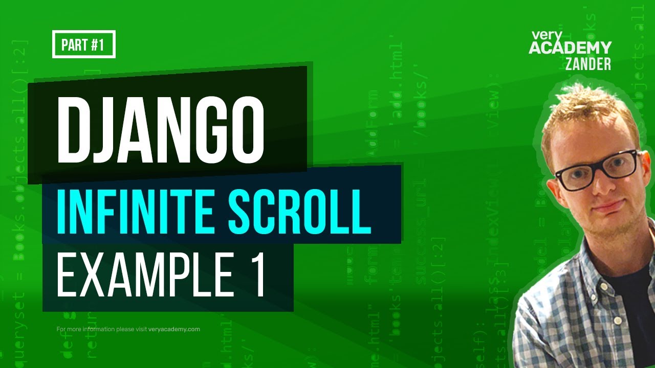 Learn Django - Infinite Scroll example 1 - Using Django and Waypoints