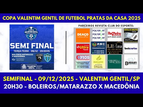 COPA VALENTIM GENTIL DE FUTEBOL PRATAS DA CASA 2025