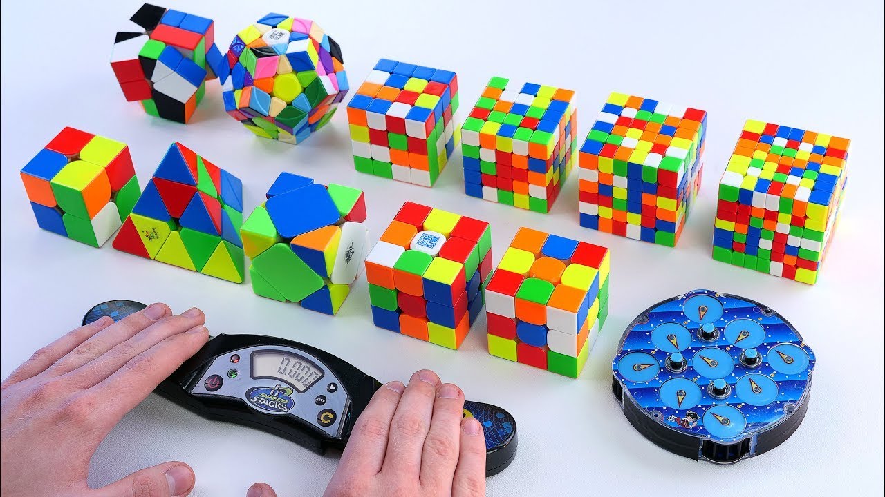 Speed Solving of All Official WCA Puzzles | New World Record