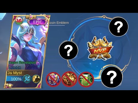 LUNOX BEST BUILD AND EMBLEM FOR NEW UPDATE | TOP GLOBAL LUNOX GAMEPLAY | META BUILD | MLBB