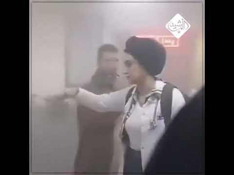 فيديو | اندلاع حريق داخل مستشفى ابو غريب غربي بغداد