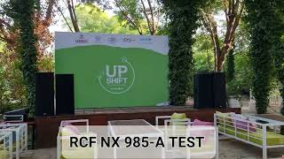 Video thumbnail for @RcfItaly NX 985-A OUTDOOR TEST (With around 50% of their capacity) by DeeJay PajTim